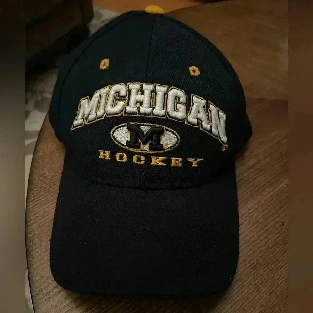 Michigan Hockey fitted hat